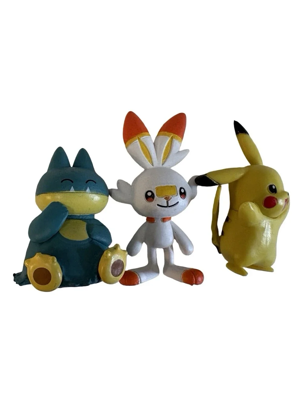 Pokemon Toys Lot of 3 Pikachu Mini Figures Nintendo